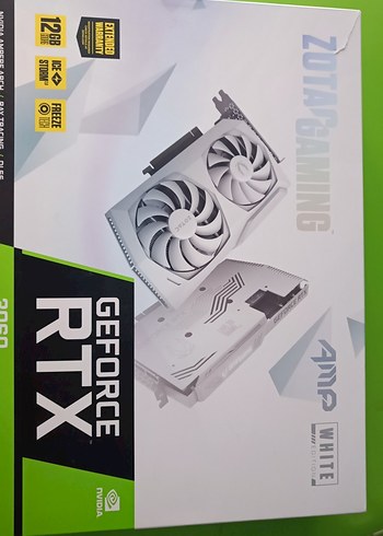 ZOTAC GAMING GeForce RTX 3060 12GB Beyaz Ekran Kartı