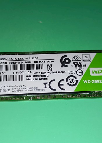 WD Green SATA SSD M.2 2280 120GB