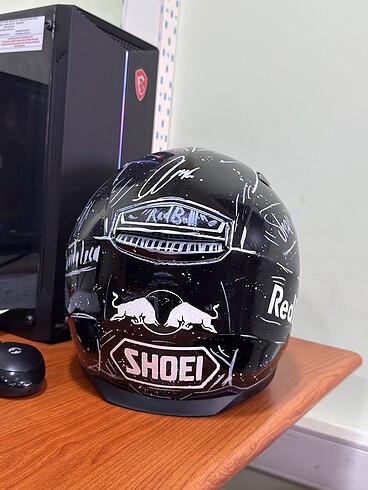 ÖZEL TASARIM (CUSTOM BOYAMA) CRN 816 MOTORSİKLET KASKI - 2023 ÜR - Görsel 6