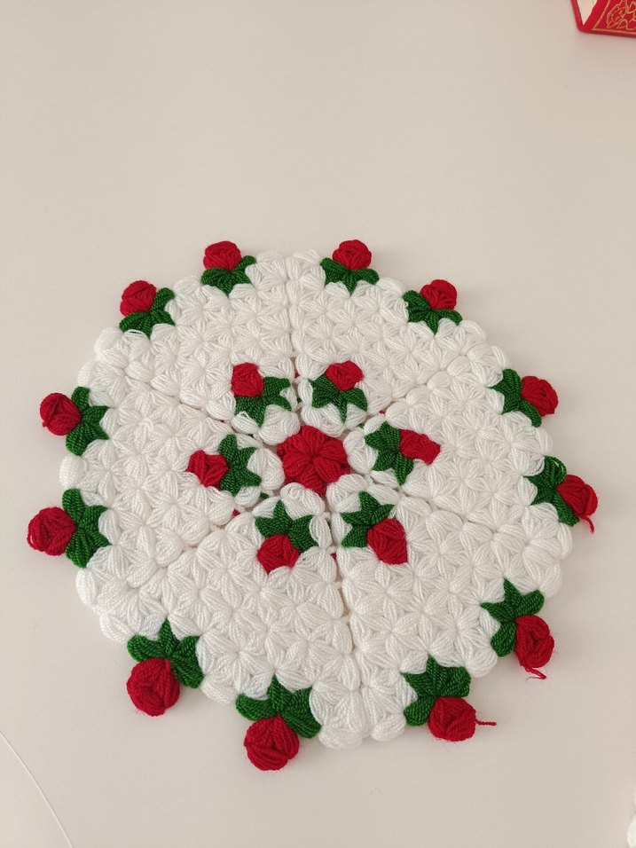 Kırmızı Güllü banyo lifi - Görsel 2