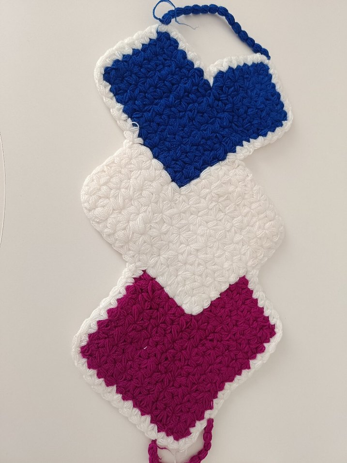 Renkli Örgü Banyo Süngeri Seti - Görsel 2