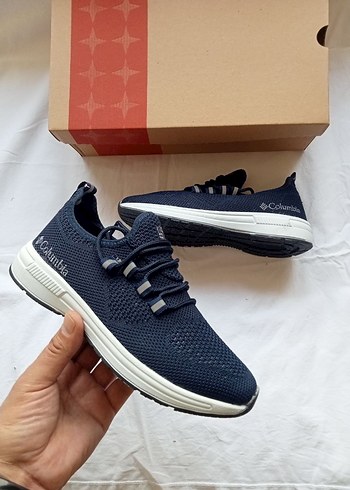 Columbia Lacivert Elastik unisex Spor Ayakkabı
