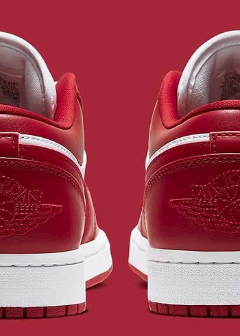 37 Beden kırmızı Renk Air Jordan 1 Low Gym Red White