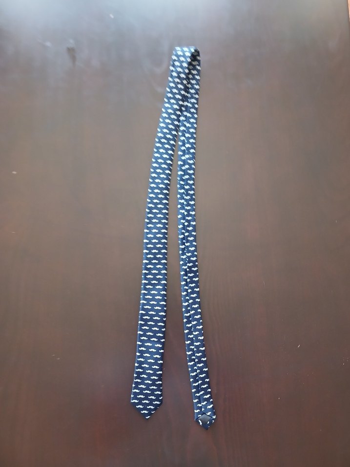 Lacivert Desenli Erkek Cocuk Kravat - Görsel 2