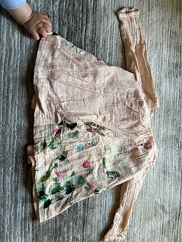 Zara elbise cotton ürün yıkandı sadece