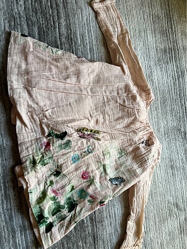 Zara Zara elbise cotton ürün yıkandı sadece