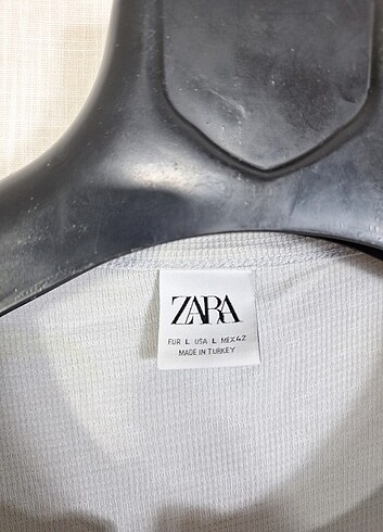 l Beden Zara Bisiklet Yaka Kısakol Tshirt