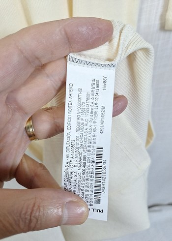 Pull Bear Uzunkol Uzun Triko Elbise - Görsel 6