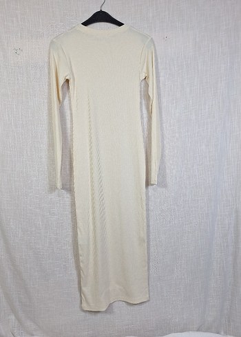 Pull Bear Uzunkol Uzun Triko Elbise - Görsel 5