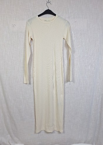 Pull Bear Uzunkol Uzun Triko Elbise - Görsel 3