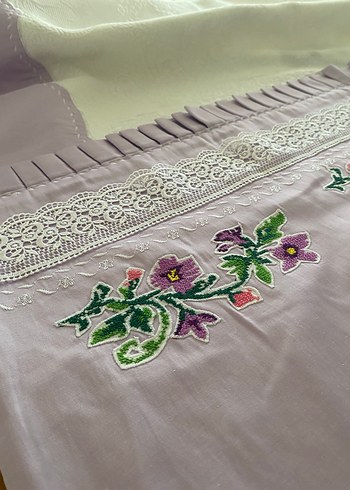 Nakışlı  Mor Pike Takımı - Görsel 2