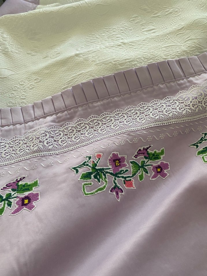 Nakışlı  Mor Pike Takımı - Görsel 4