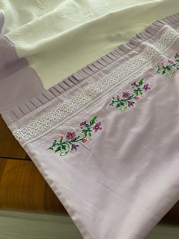 Nakışlı  Mor Pike Takımı - Görsel 3