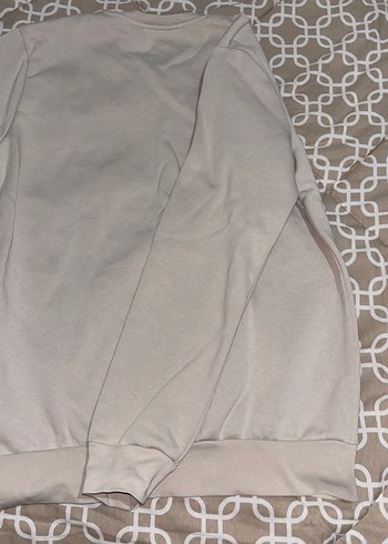 Bej Kadın Salaş Sweatshirt - Görsel 4