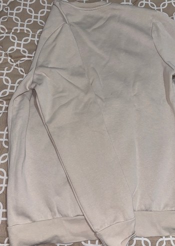 Bej Kadın Salaş Sweatshirt - Görsel 3