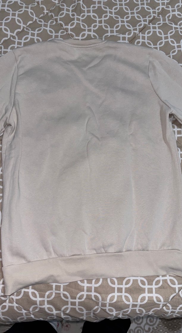 Bej Kadın Salaş Sweatshirt - Görsel 2