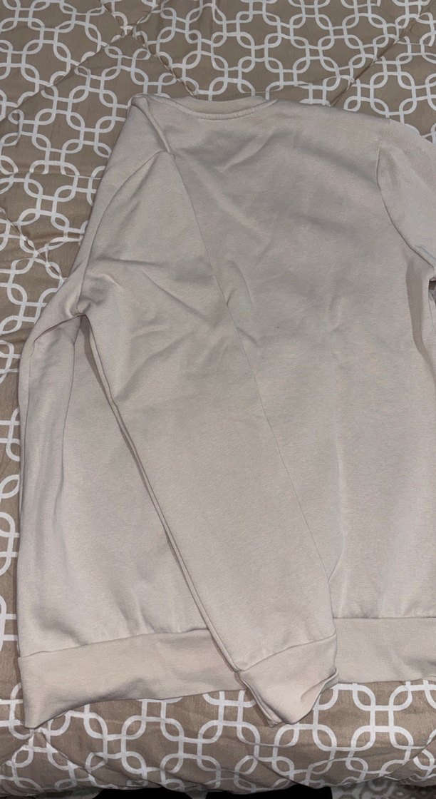 Bej Kadın Salaş Sweatshirt - Görsel 3