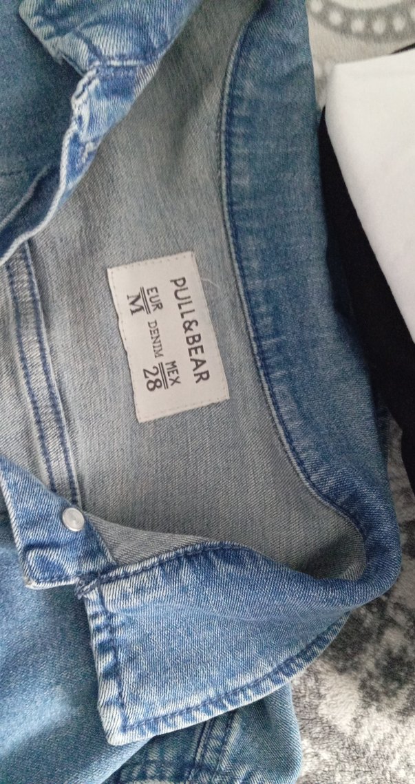 Düğmeli Kadın Mavi Kot Ceket - Görsel 2