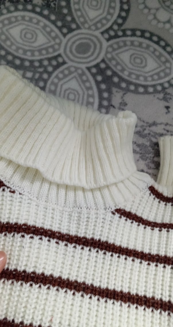 Kadın Bohem Boğazlı Triko Kazak - Görsel 2