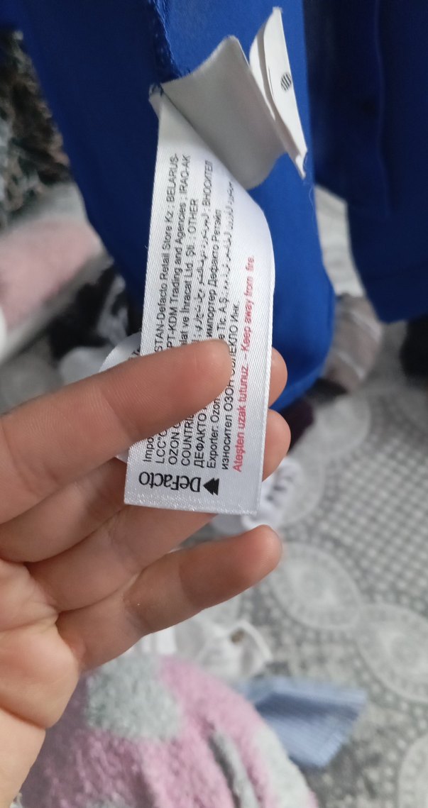 Mavi Düğmeli Kadın Gömlek - Görsel 5