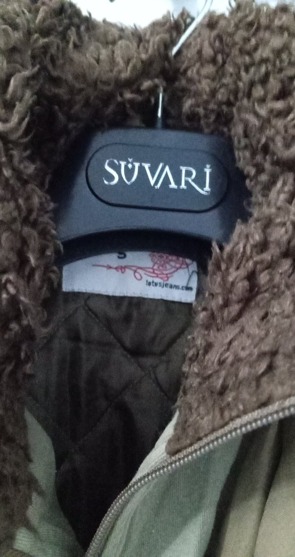 Düğmeli Kahverengi Süet Kadın Ceket - Görsel 2