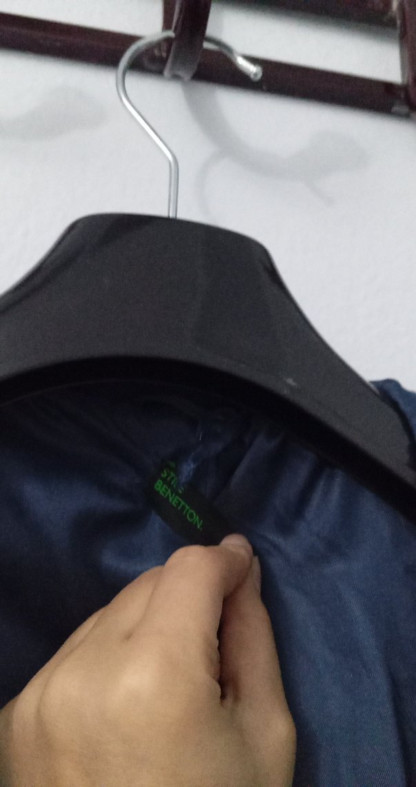 Düğmeli Lacivert Midi Kadın Kaban - Görsel 2