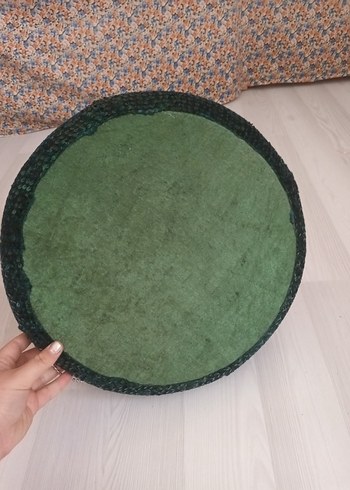 Yeşil Parlak Saten Sepet - Görsel 6