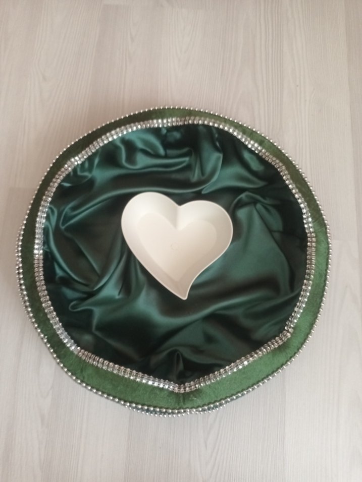 Kına tepsisi İşlemeli Parlak - Görsel 2