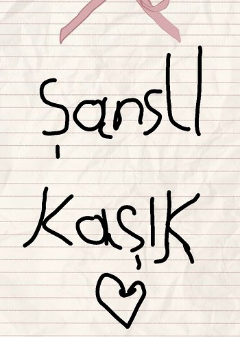şanslı kağıt, yanlış yazılmıştır. Ve 1 kaşık 170TL dir.