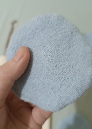 yıkanabilir disk pamuk, makyaj pamuğu - Görsel 2