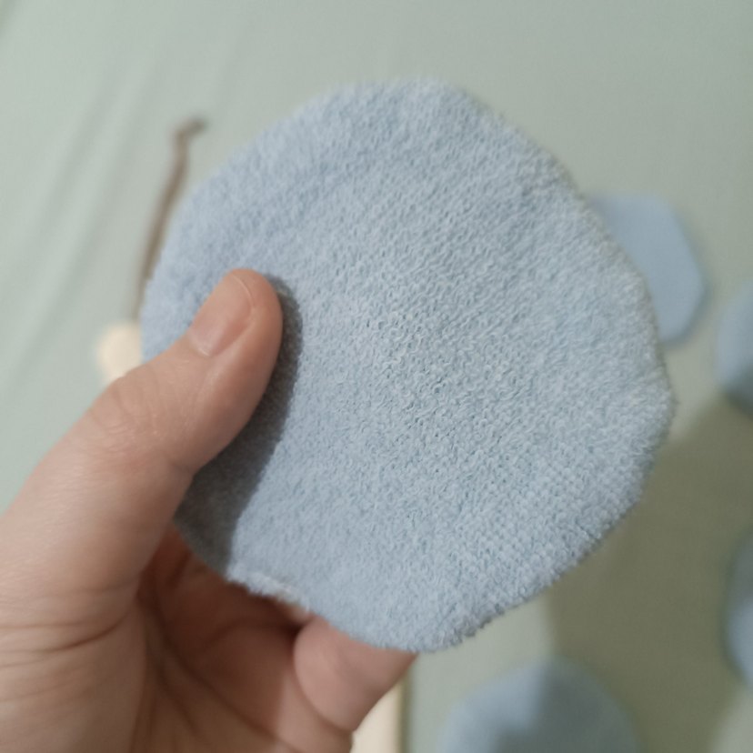 yıkanabilir disk pamuk, makyaj pamuğu - Görsel 2