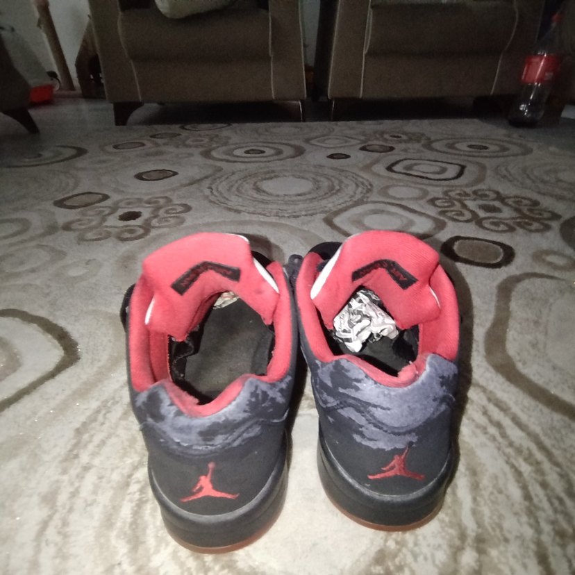 Air Jordan 5 altarnate black low - Görsel 2