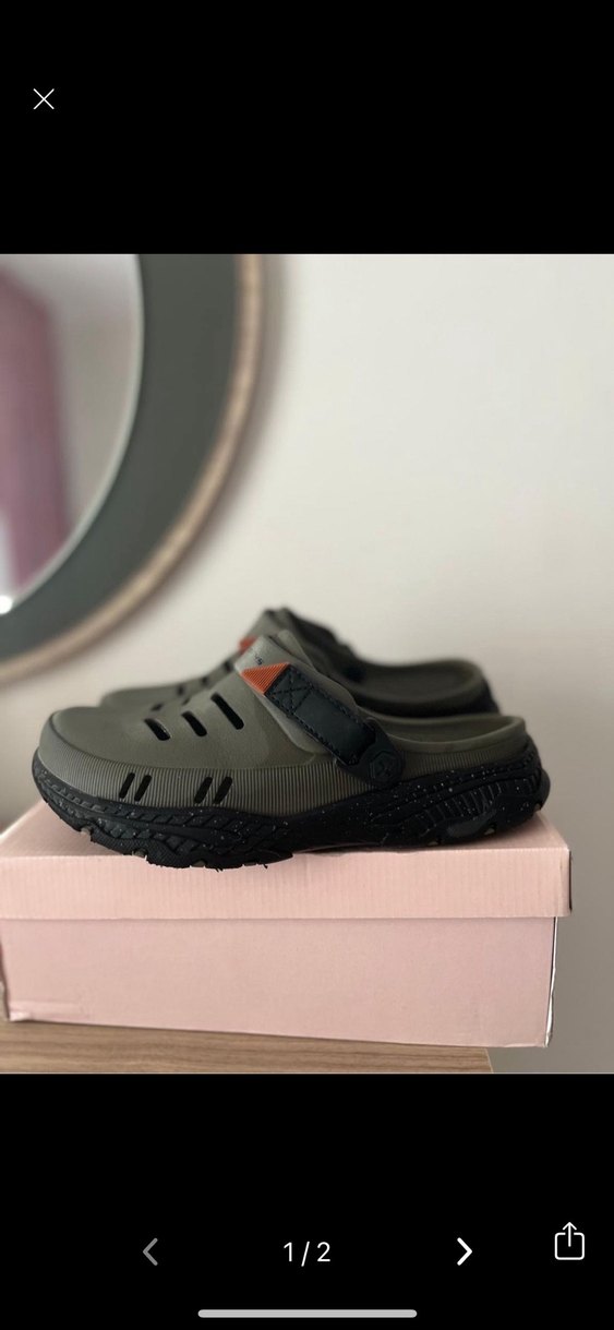 Gri Erkek Spor Terlikler Cırtcırtlı - Görsel 2