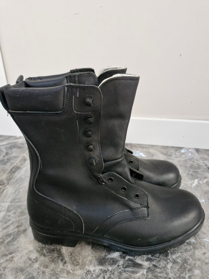 Erkek Siyah,Tokalı Askeri Bot - Görsel 2