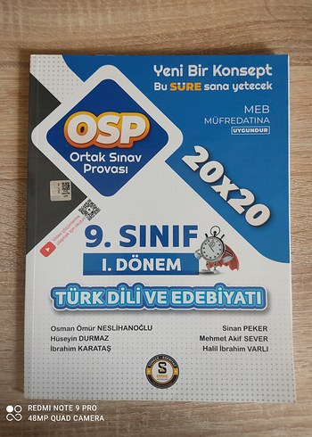 9. Sınıf Türk Dili ve Edebiyatı Sınav Kitabı