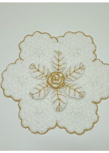 Altın İşlemeli Lif Çeyiz Seti - Görsel 4