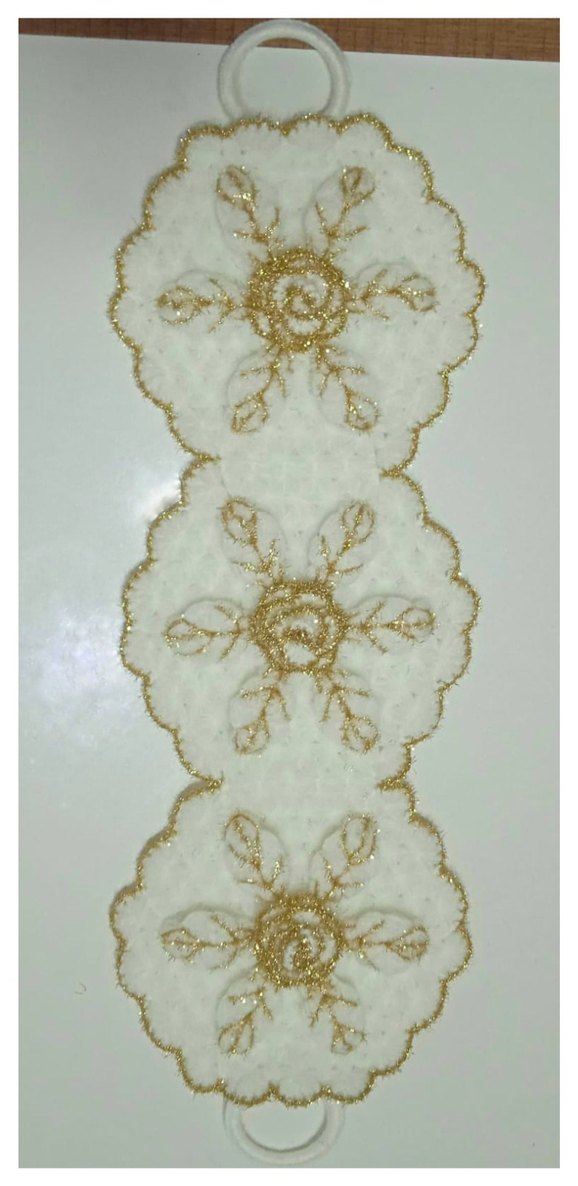 Altın İşlemeli Lif Çeyiz Seti - Görsel 3