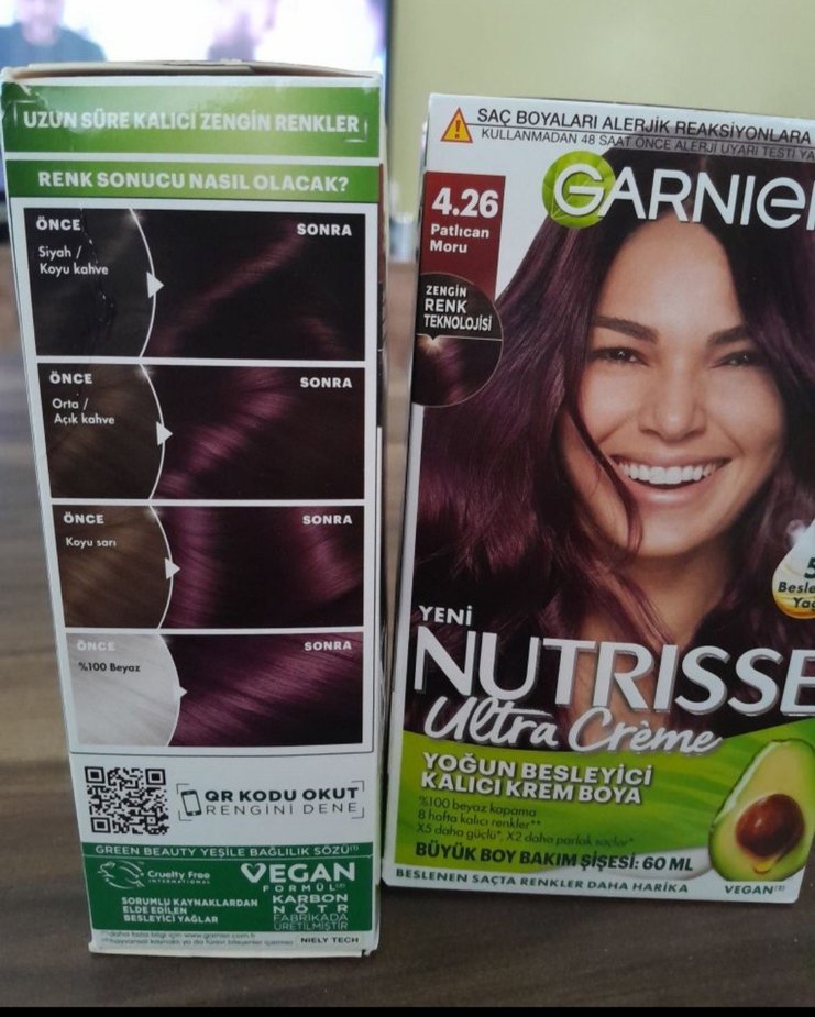 Garnier Nutrisse Ultra Creme Saç Boyası 4.26 Patlıcan Moru - Görsel 2