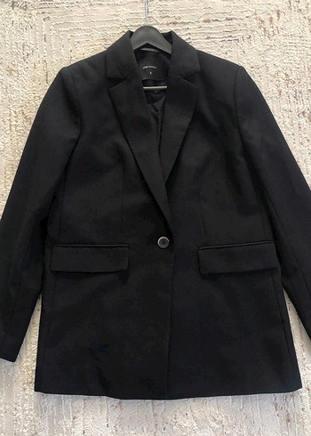 s Beden Siyah Kadın Blazer Ceket