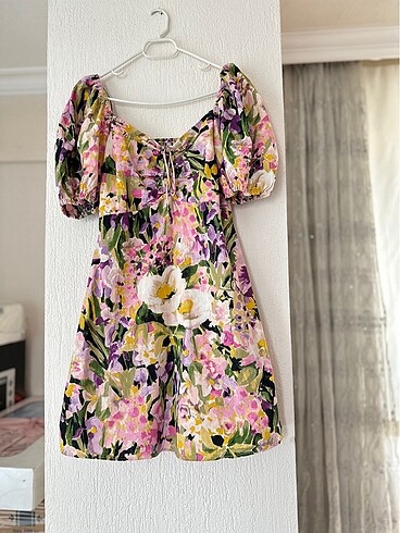 H&M çiçekli elbise