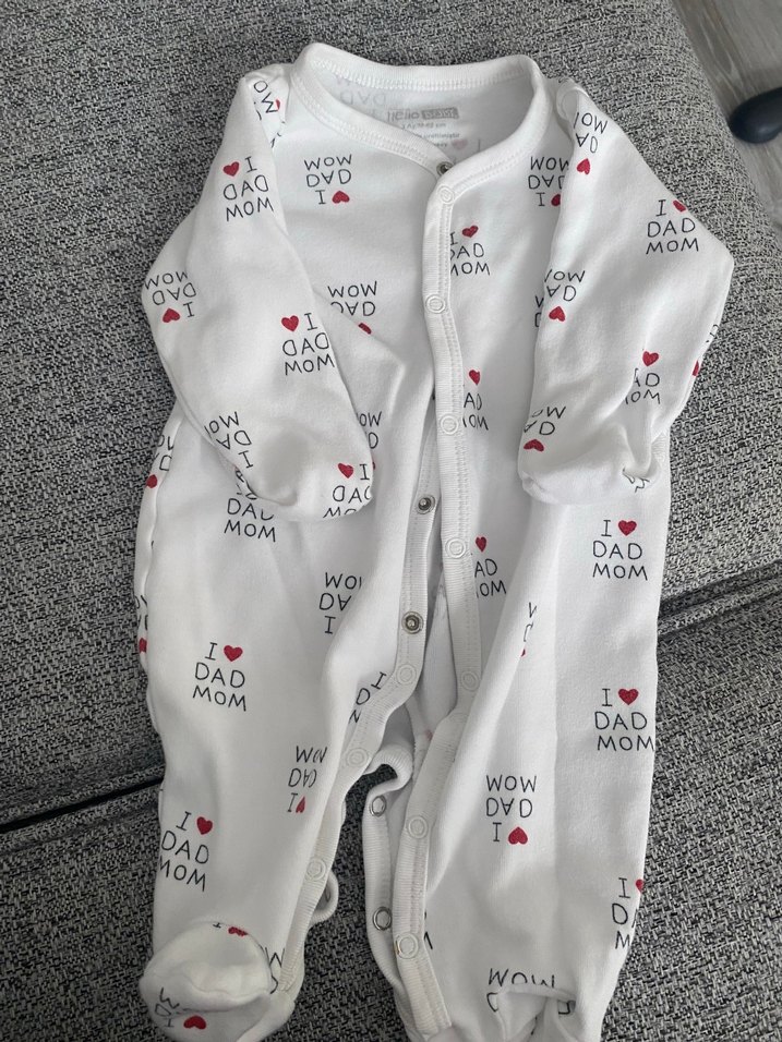 Bebek Uzun Kollu Pamuklu Hastane Tulumu - Görsel 3