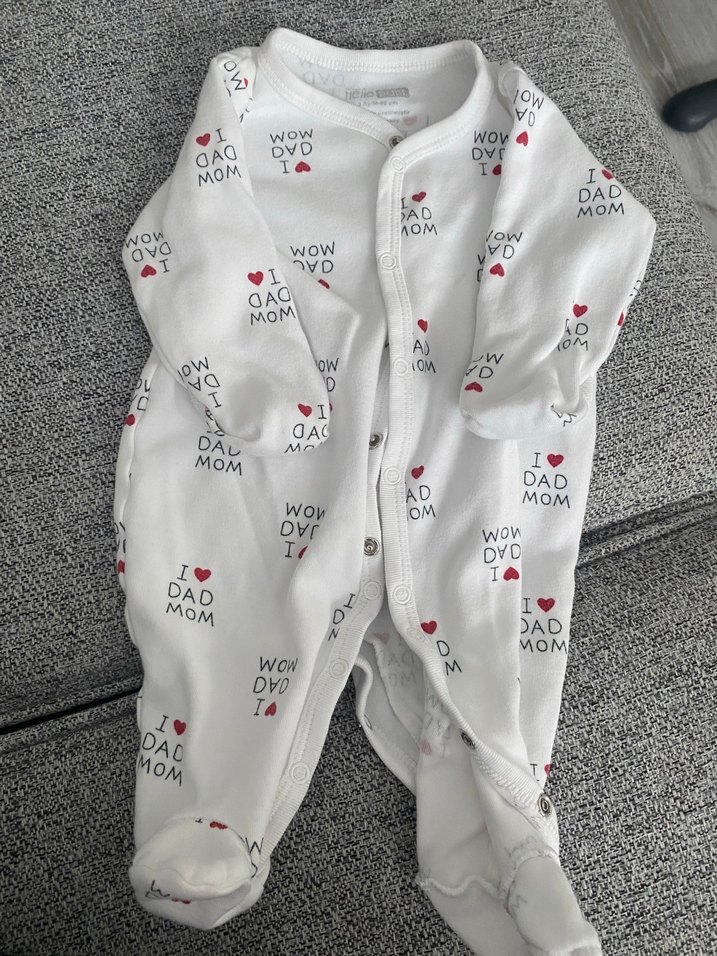 Bebek Uzun Kollu Pamuklu Hastane Tulumu - Görsel 4