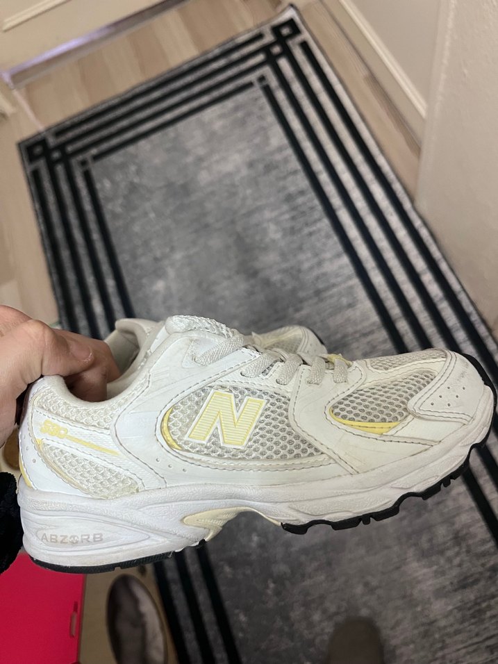 Beyaz Bağcıklı Kadın Spor Ayakkabı - Görsel 3