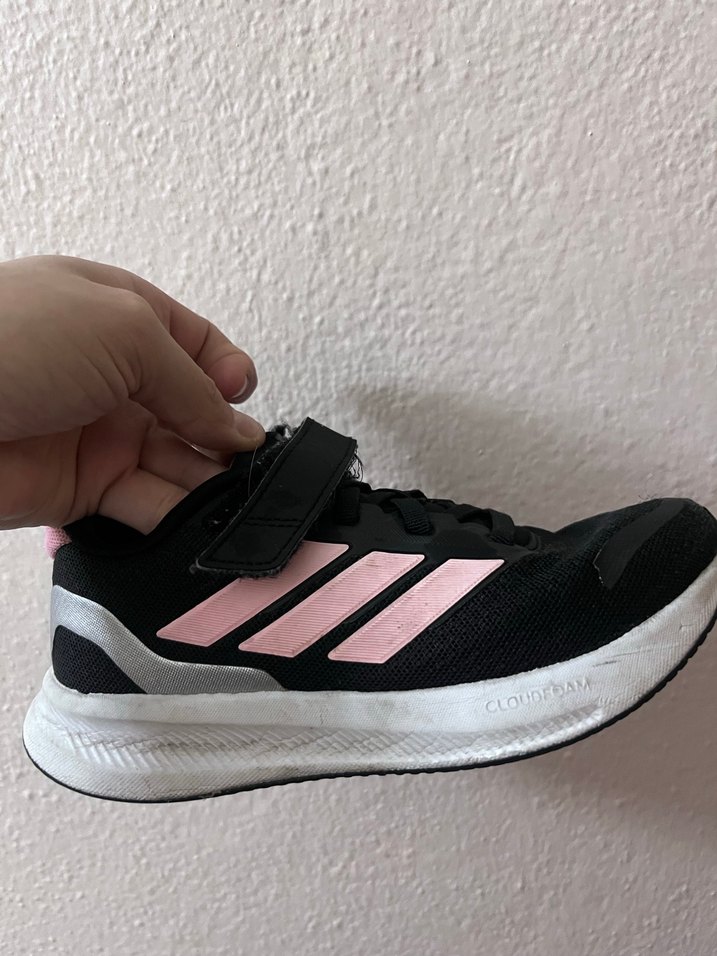 Pembe Detaylı Siyah Platform Spor Ayakkabı - Görsel 2