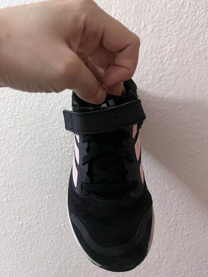 Pembe Detaylı Siyah Platform Spor Ayakkabı - Görsel 3