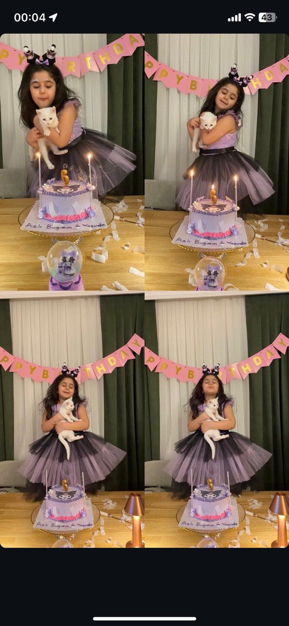 Mor Leopar Desenli Straplez Puf Kollu Elbise - Görsel 3