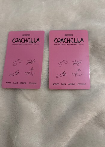 jısoo pc lomo card - Görsel 2