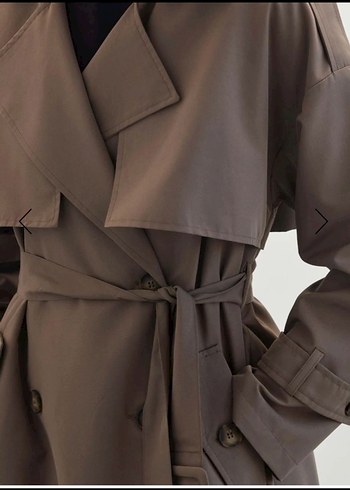 m Beden Kadın Uzun Trenchcoat