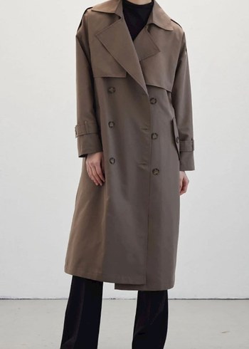 Kadın Uzun Trenchcoat