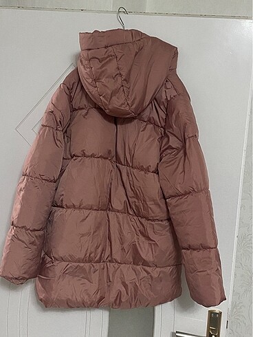11-12 Yaş Beden pembe Renk Kız çocuk mont